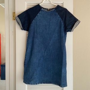 Topshop Denim Shift Dress